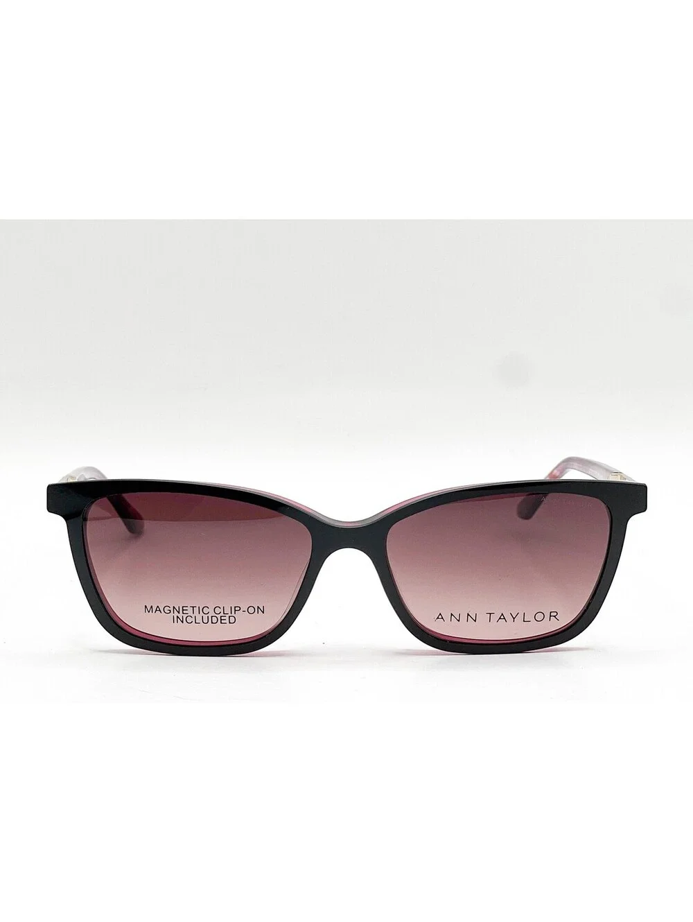 Ann Taylor At351Cp C03 Transparent Mulberry Eyeglasses W/ Clip 54-15-135